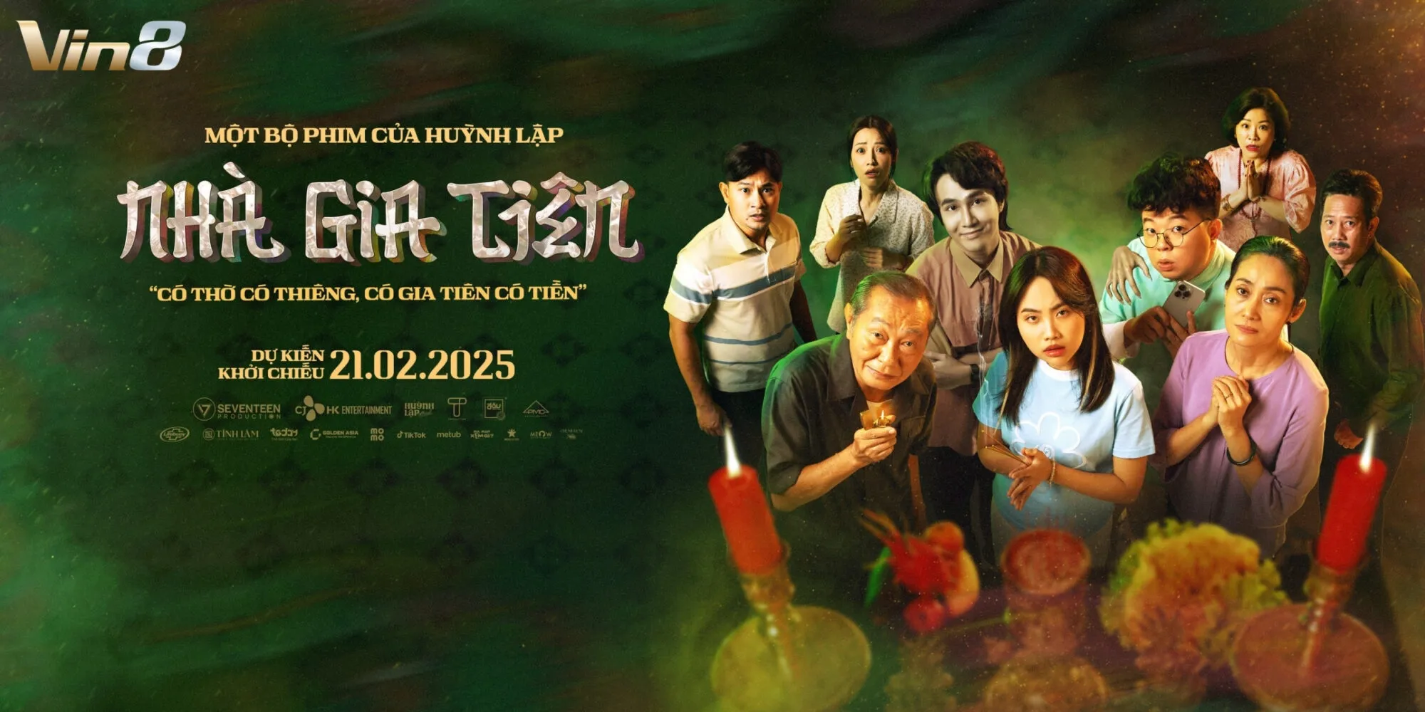 Dự án phim Nhà Gia Tiên có sự góp mặt của dàn cast quen thuộc