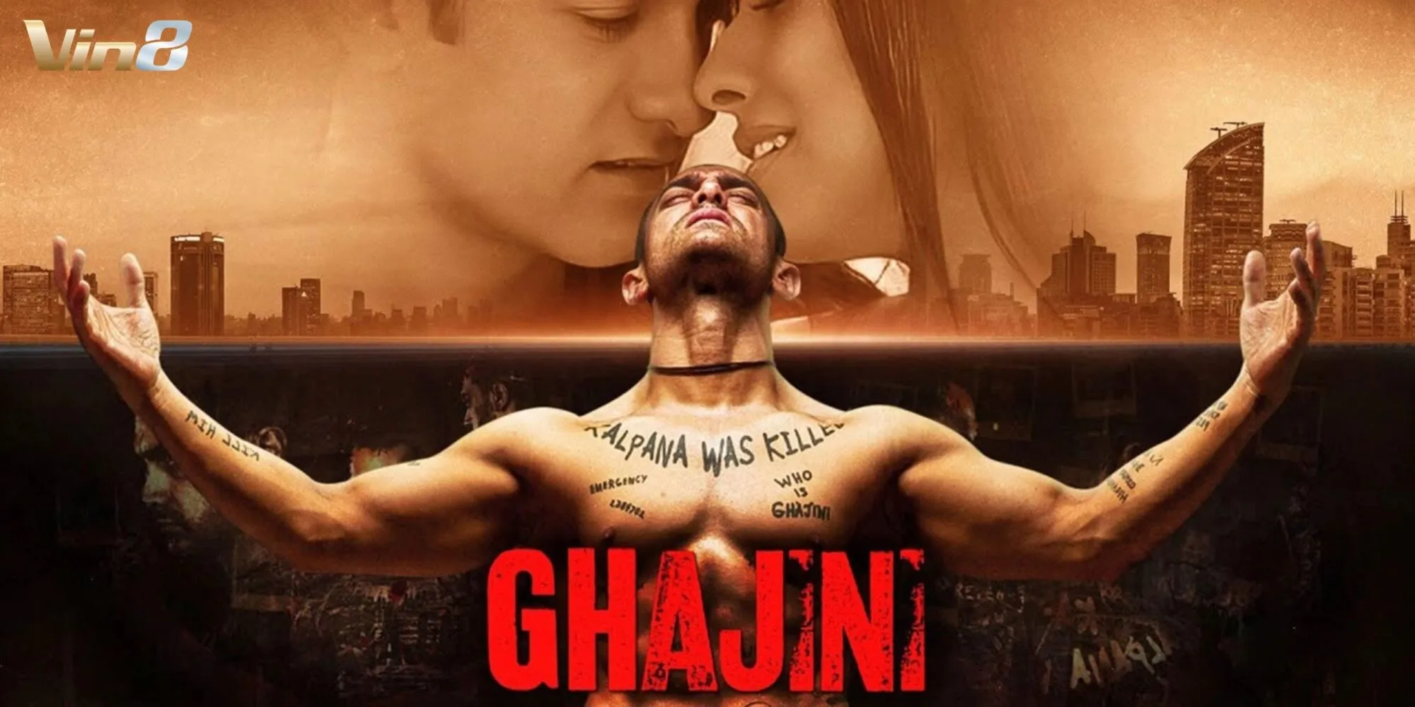 Sản phẩm Ghajini thể hiện tình yêu dang dở mà mãnh liệt